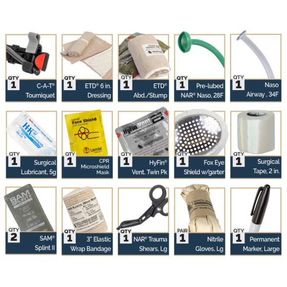 Naval First Aid Box Response Kit - North American Rescue®