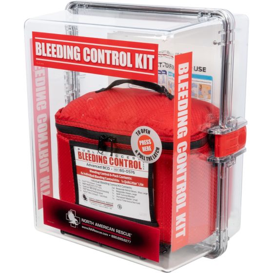 Public Access Bleeding Control Stations - 6-Pack Vacuum Sealed - North American Rescue®
