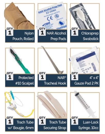 BAC-Pack - Bougie Aided Cricothyroidotomy Pack - North American Rescue®