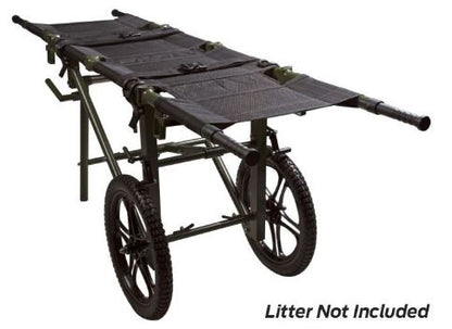 Wheeled Litter Carrier with Case - North American Rescue®