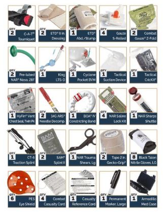 NAR-4 Aid Kit w/ Combat Gauze - North American Rescue®