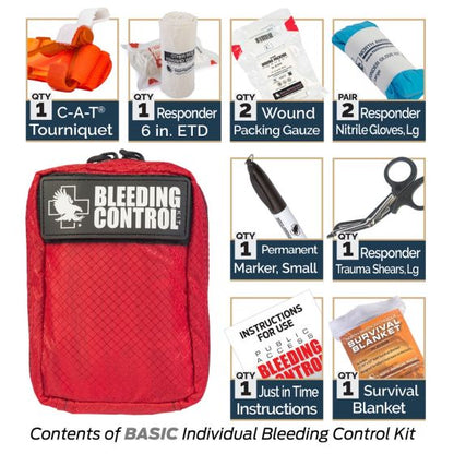 Public Access Bleeding Control Stations - 8-Pack Nylon - North American Rescue®