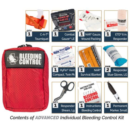 Public Access Individual Bleeding Control Kit - Nylon - North American Rescue®