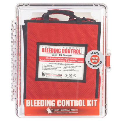 Public Access Bleeding Control Stations - 8-Pack Nylon - North American Rescue®