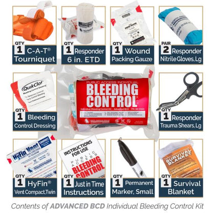 Public Access Bleeding Control 8-Pack - Vacuum Sealed - North American Rescue®