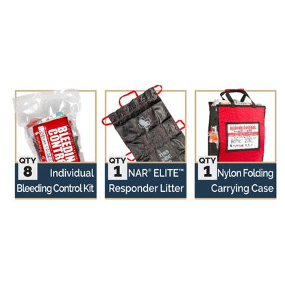 Public Access Bleeding Control 8-Pack - Vacuum Sealed - North American Rescue®