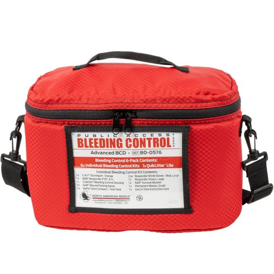 Public Access Bleeding Control 6-Pack - Vacuum Sealed - North American Rescue®