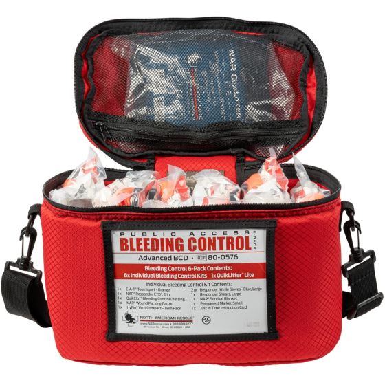 Public Access Bleeding Control 6-Pack - Vacuum Sealed - North American Rescue®