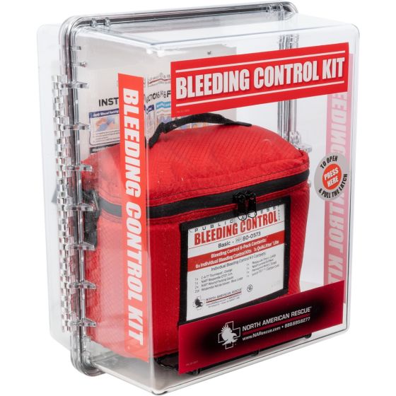Public Access Bleeding Control Stations - 6-Pack Vacuum Sealed - North American Rescue®