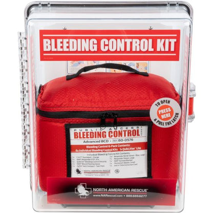 Public Access Bleeding Control Stations - 6-Pack Vacuum Sealed - North American Rescue®