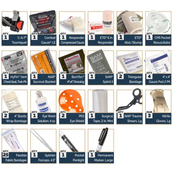 Patrol Vehicle Trauma Kits - North American Rescue®