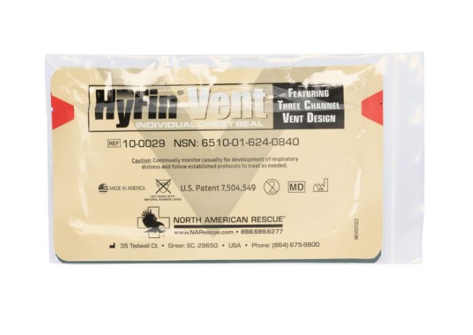 USMC HyFin Chest Seal Combo Pack - North American Rescue®