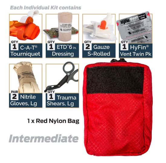 D-BCRK Individual Bleeding Control Kits - Nylon - North American Rescue®