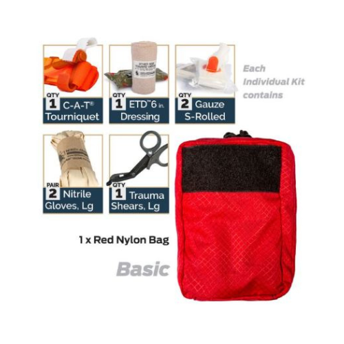 D-BCRK Bleeding Control 8-Pack Stations - Nylon - North American Rescue®