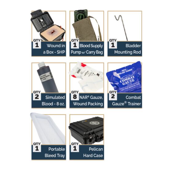 Bleeding Intervention Trainer - Shrapnel - North American Rescue®