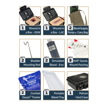 Bleeding Intervention Trainer - GSW/LAC - North American Rescue®