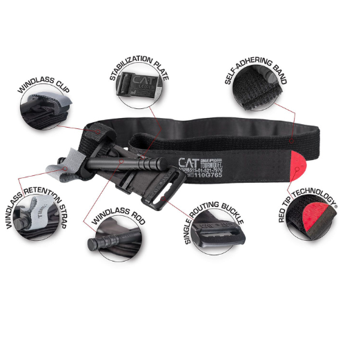 Combat Application Tourniquet (CAT) - Tactical Black - North American Rescue®