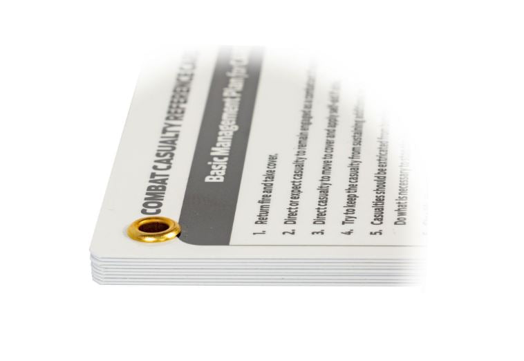 Combat Casualty Reference Card - North American Rescue®