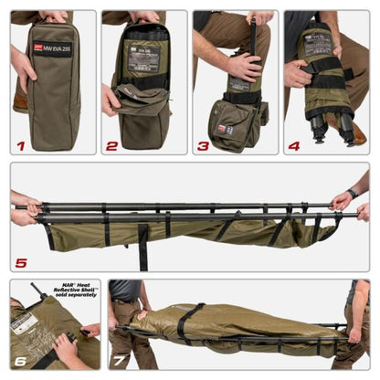 MW EVA Litter 23S with Case - North American Rescue®
